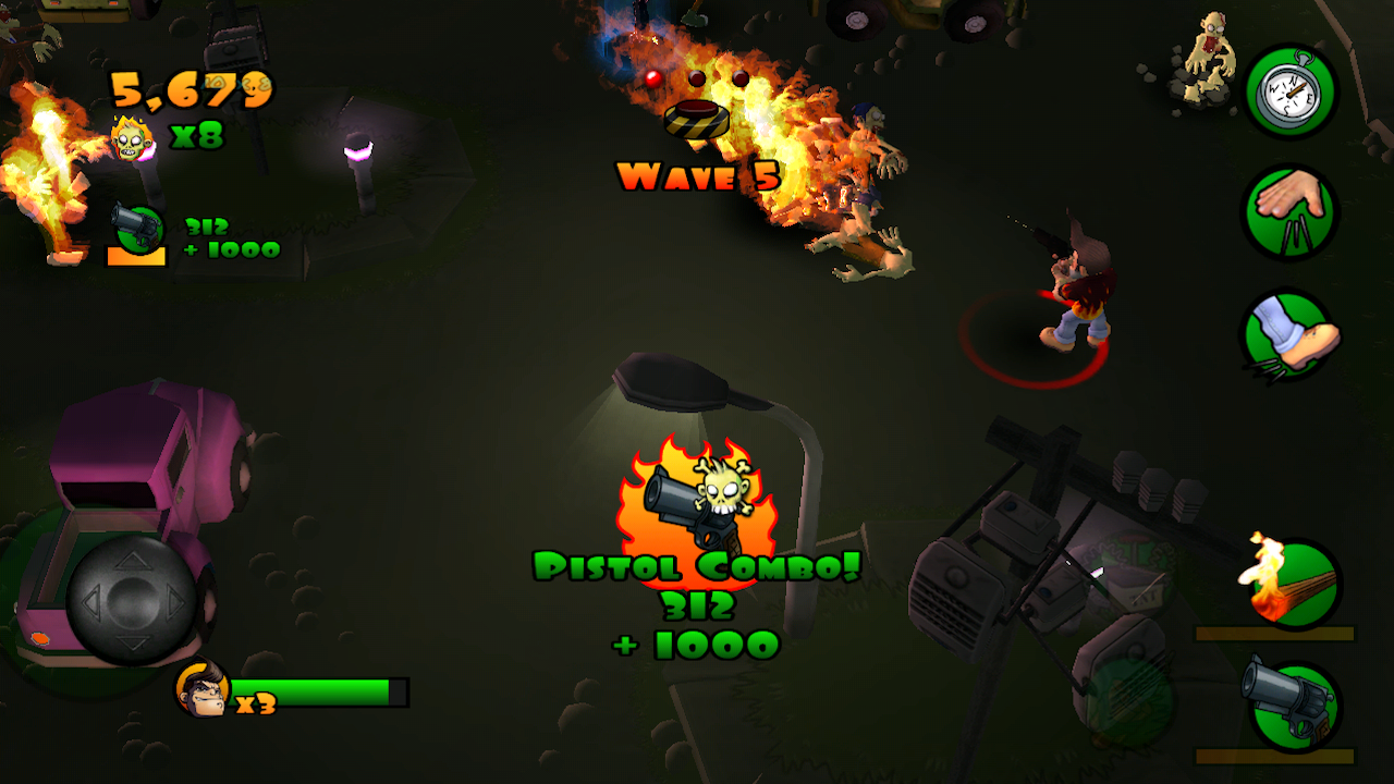 Burn Zombie Burn - screenshot