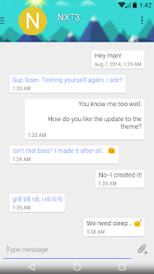 Download EvolveSMS Theme - gNow Cards APK for PC