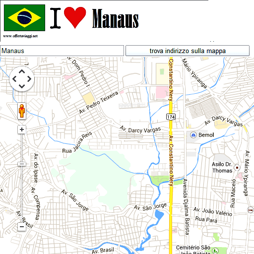 Manaus maps