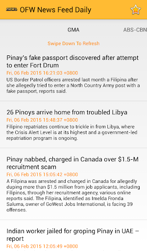 OFW News Feed Daily