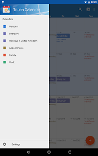 Touch Calendar Free