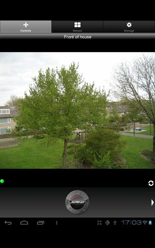Android application Somikon IP Control screenshort