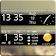 Smoked Glass Weather Clock icon