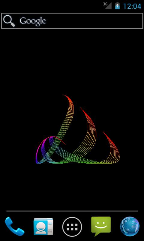 Android application Elegant Flow Live Wallpaper screenshort