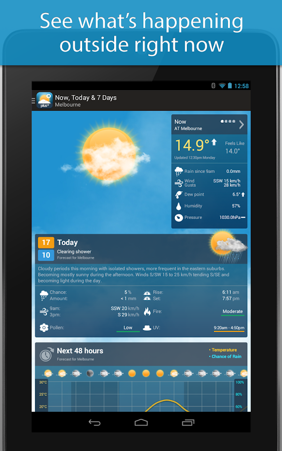 Weatherzone Plus - screenshot