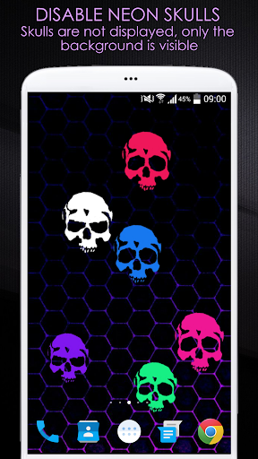 免費下載個人化APP|Neon Skulls Live Wallpaper app開箱文|APP開箱王