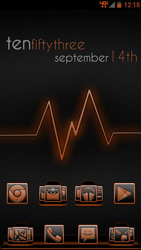 Serenity Launcher Theme Orange