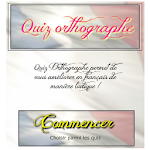 Cover Image of Télécharger Quiz fautes d'orthographe 1.0.9 APK