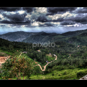 Down The Winding Road by Vincent Albert - Landscapes Cloud Formations