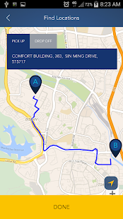   ComfortDelGro Taxi Booking App- screenshot thumbnail   