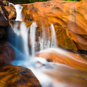 Batu Ferringhi Waterfall by Loke Inkid - Landscapes Waterscapes