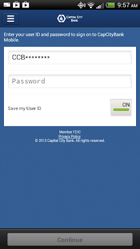 CapCityBank Mobile
