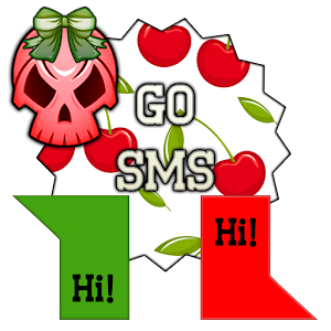 GO SMS - Glam Skullz 3.apk 1.1