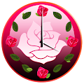 Roses Clock Widget Apk