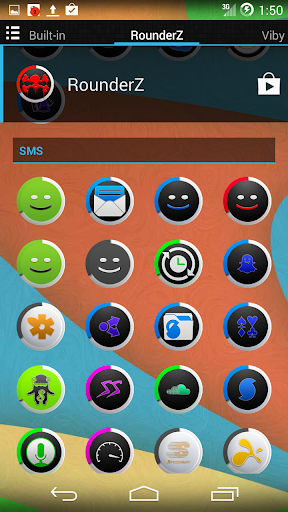 【免費個人化App】ROUNDERZ ICONS FOR MULTI LAUN-APP點子