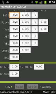 Android MultiWii Configuration