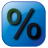 Percentages Calculator mobile app icon