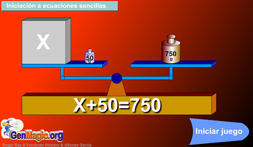 Ecuaciones sencillas