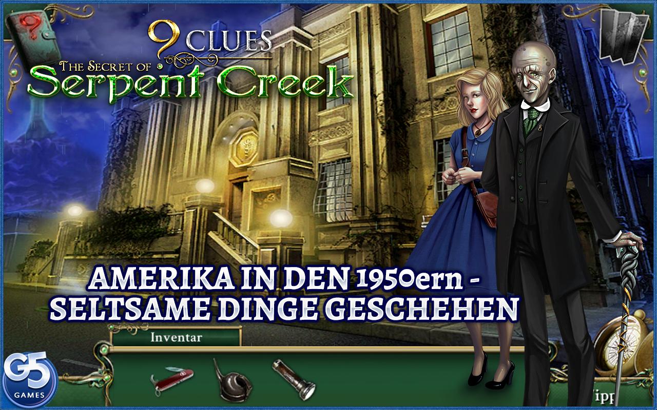 Android application 9 Clues: Serpent Creek (Full) screenshort