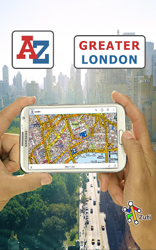 Greater London A-Z Map by Zuti