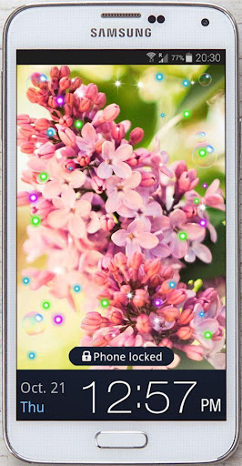 Blooming Lilac live wallpaper