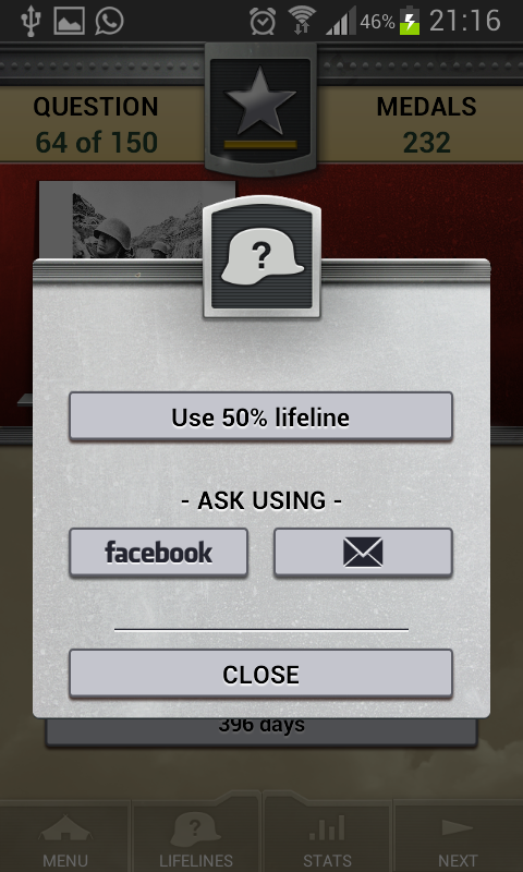 Genius Quiz World War 2 Screen 2