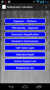 Radiography Calculator