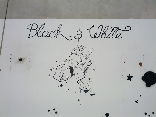 Black and White Mural