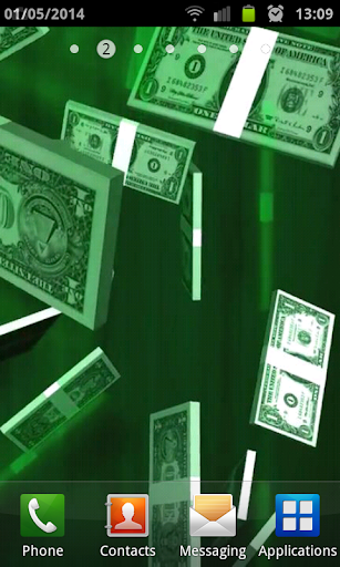 Dollar Rain Live Wallpaper