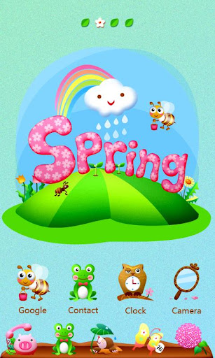 Spring GO Launcher Theme