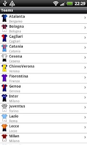 Italian Football 2011-2012 – Android Sports Apps