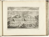 Gezicht op het Hôtel des Invalides te Parijs, 1726