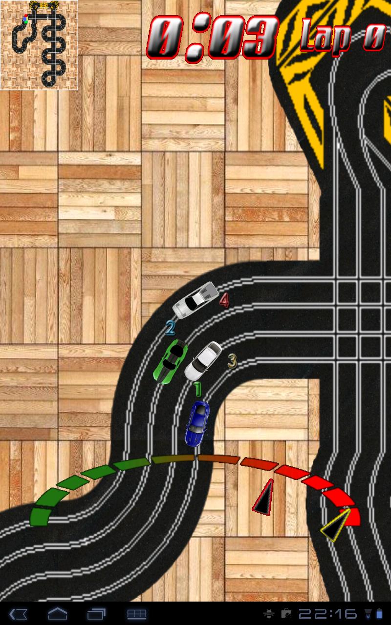 Car Tracks Screen 1