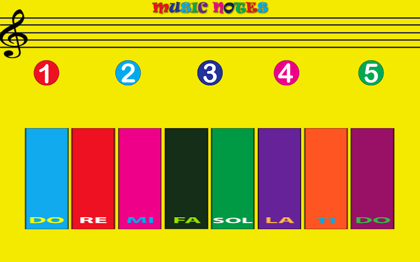 Piano And Notes For Toddlers Screen 2