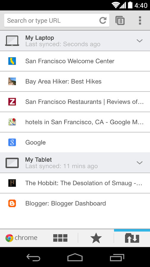 Chrome Browser - Google - screenshot