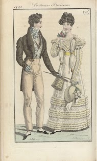 Journal des Dames et des Modes, editie Frankfurt 16 Juin 1822, Costumes Parisiens (25)