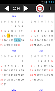 Free TW Event Calendar 2015 APK for Android
