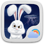 Mr Rabbit GO Weather Theme Apk