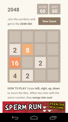 2048 numero game