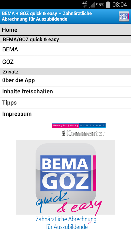 BEMA + GOZ für Azubis - Android Apps on Google Play