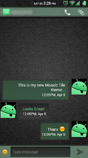 download Mosaic Tile Green CM11 Theme free