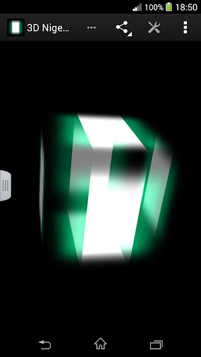 3D Nigeria Cube Flag LWP