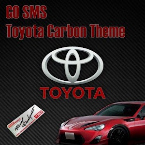 GO SMS PRO Toyota Carbon Theme.apk 1.1