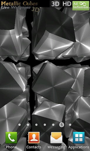 Metallic Cubes Live Wallpaper FULL v1.0