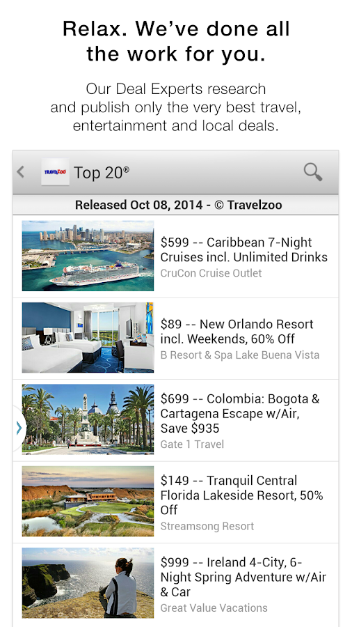 Travelzoo Android Apps on Google Play
