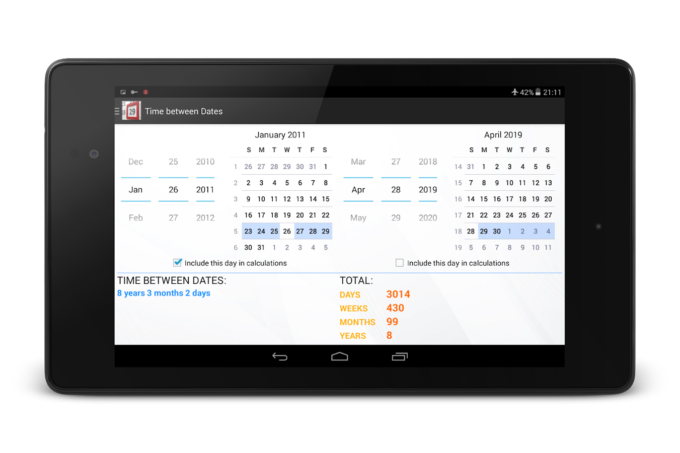 Date (Days) Calculator Android Apps on Google Play