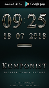 KOMPONIST Luxury Clock Widget Screenshots 4