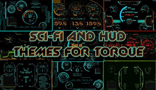 Android application Sci Fi &amp; HUD TORQUE OBD 2 screenshort