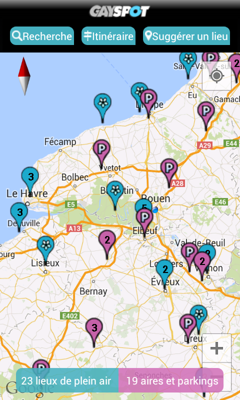 GaySpot, lieu de drague gay Screen 2