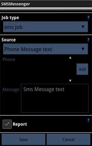 SMS Messenger Screen 2
